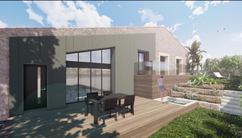 Réalisation d'une terrasse bois proche de Pezenas