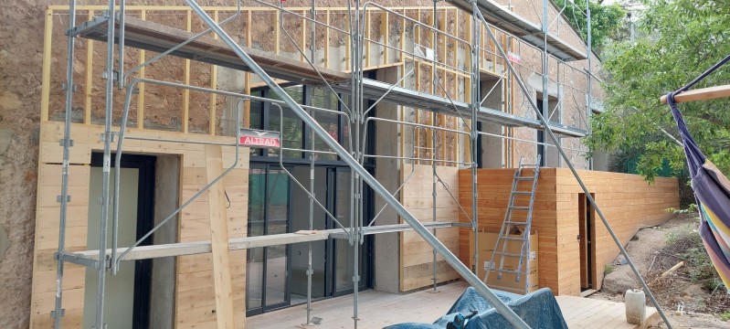 Réalisation d'une terrasse bois proche de Pezenas