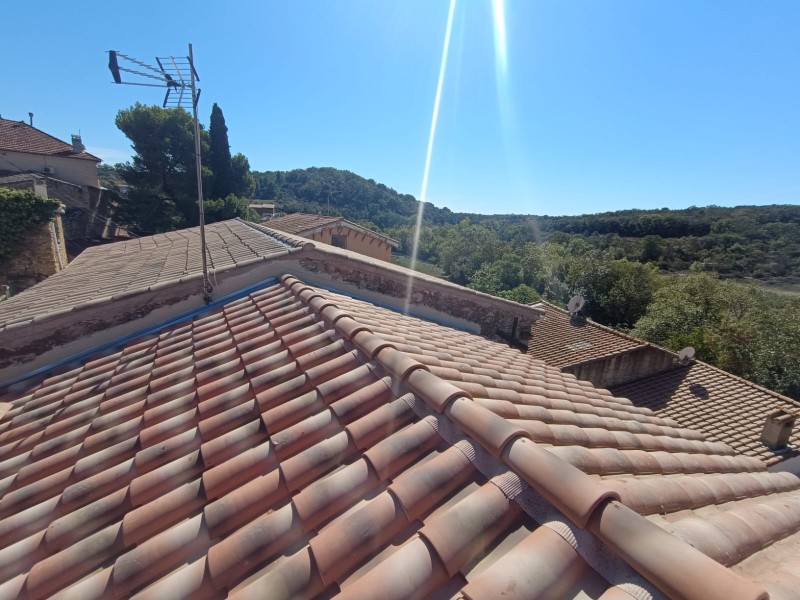 rénovation d'une toiture à Fouzilhon